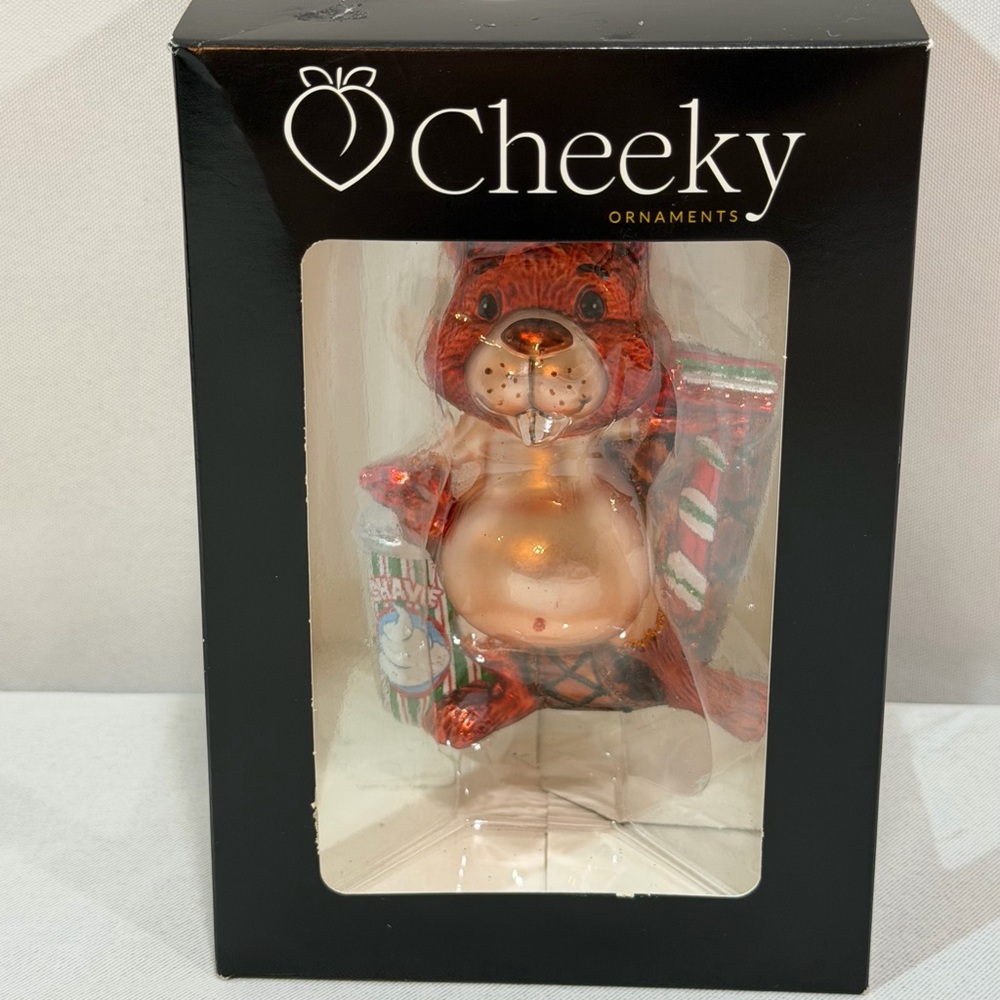 Cheeky Ornament Baldy Beaver Novelty Adult Funny Gag Gift Rauch Industries
